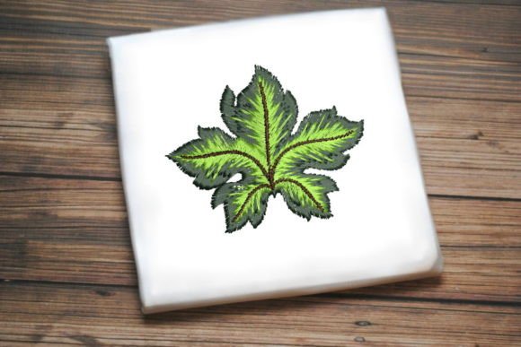 Beautiful Grape Leaf: A Seasonal Embroidery Gem