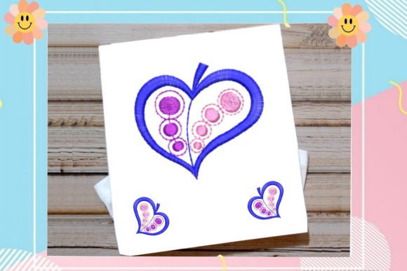 Blue Heart Flower: A Seasonal Embroidery Gem