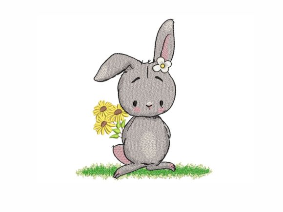 Bunny with Sunflowers: A Seasonal Embroidery Review
