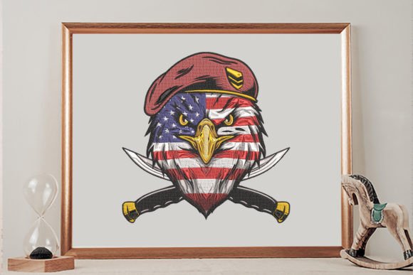 Eagle Flag USA: A Patriotic Embroidery Design Review