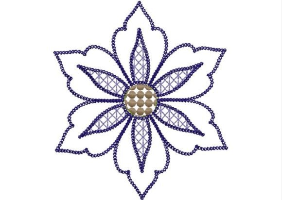 Hemstitch Flower: A Delicate Holiday Embroidery Staple