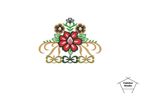 Lovely Flowers: A Joyful Embroidery Design for Meaningful Gifts