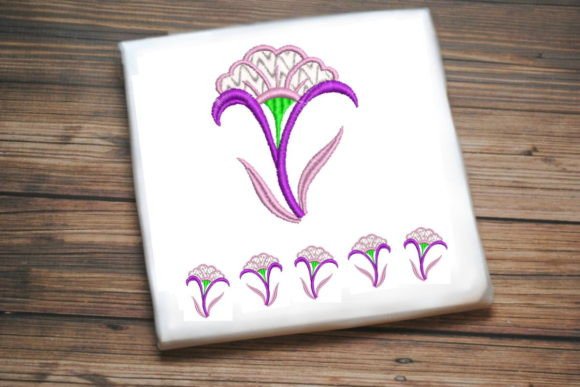 Purple White Flower: A Thoughtful Embroidery Choice for Personalized Gifts