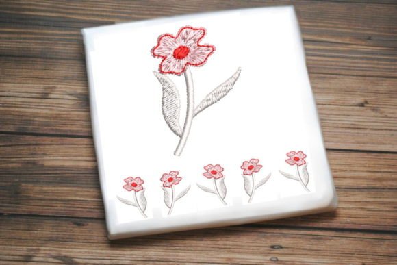 Small Pink Flower: A Craft Fair Embroidery Winner