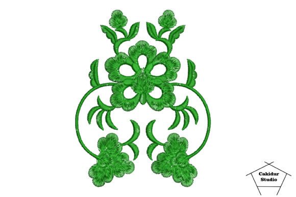 Spiral Stems Mirror: A Thoughtful Embroidery Border for Meaningful Gifts